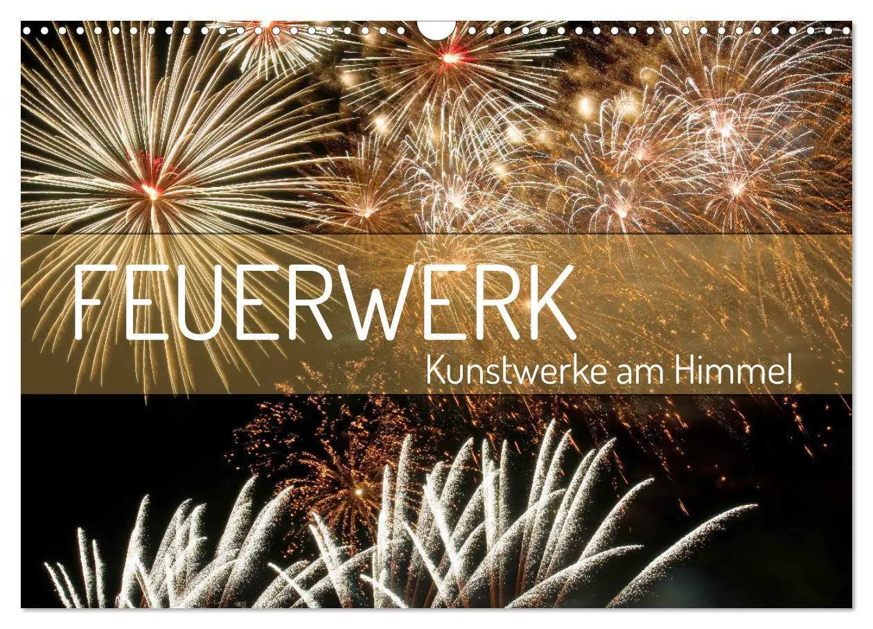 Cover: 9783457295762 | Feuerwerk - Kunstwerke am Himmel (Wandkalender 2026 DIN A3 quer),...