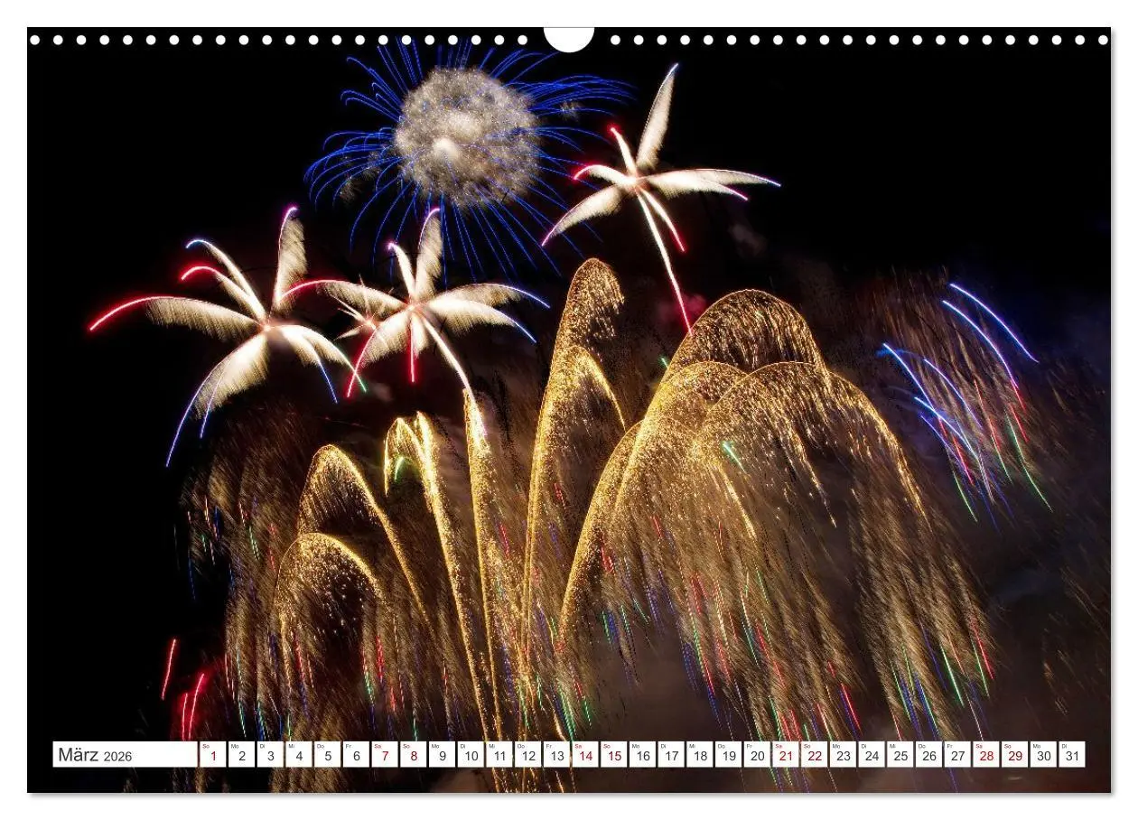 Bild: 9783457295762 | Feuerwerk - Kunstwerke am Himmel (Wandkalender 2026 DIN A3 quer),...