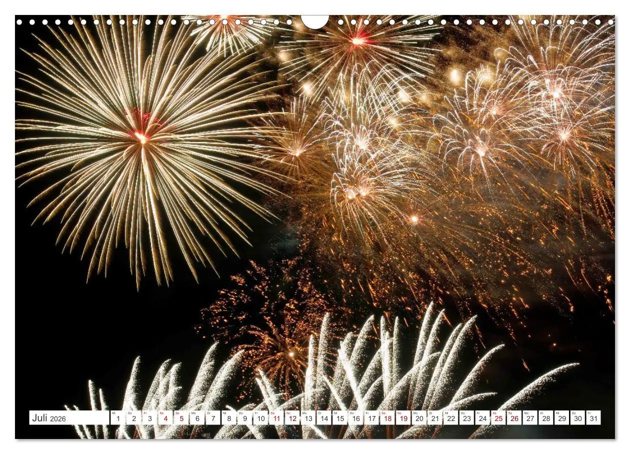 Bild: 9783457295762 | Feuerwerk - Kunstwerke am Himmel (Wandkalender 2026 DIN A3 quer),...