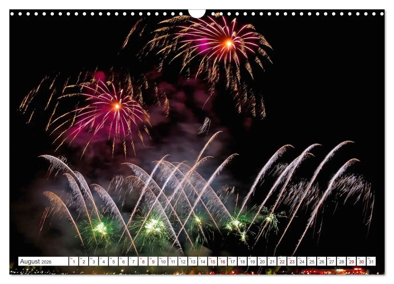 Bild: 9783457295762 | Feuerwerk - Kunstwerke am Himmel (Wandkalender 2026 DIN A3 quer),...