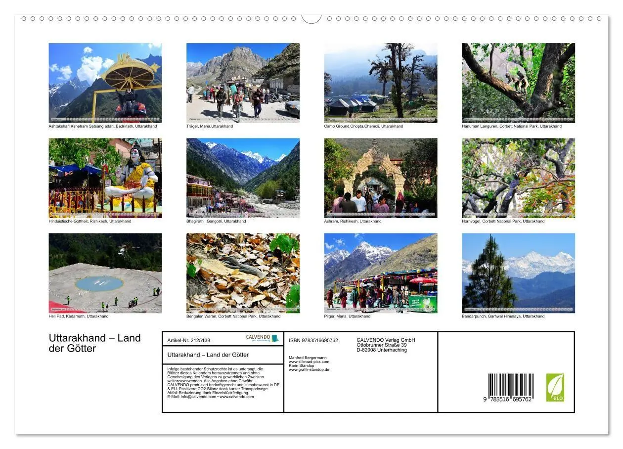 Bild: 9783516695762 | Uttarakhand - Land der Götter (hochwertiger Premium Wandkalender...