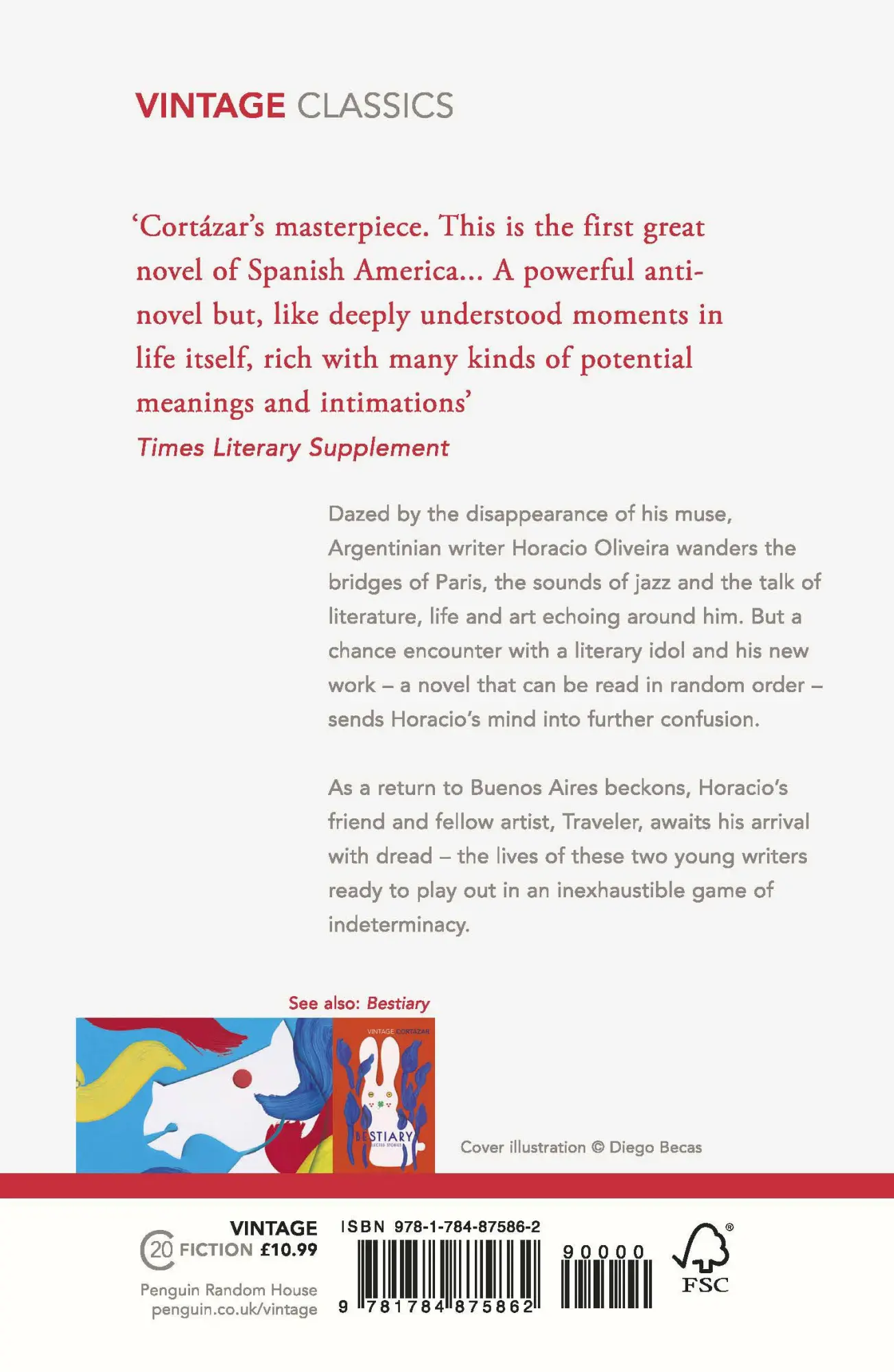 Rückseite: 9781784875862 | Hopscotch | Julio Cortazar | Taschenbuch | 576 S. | Englisch | 2020