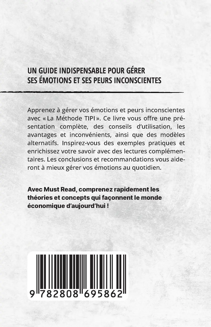 Rückseite: 9782808695862 | La Méthode TIPI | Gérer ses émotions et ses peurs inconscientes | Buch