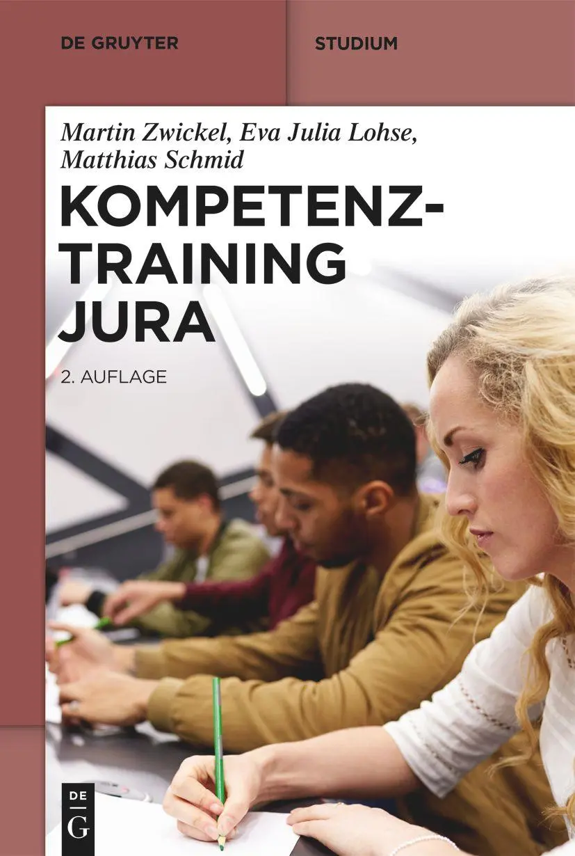 Cover: 9783110685862 | Kompetenztraining Jura | Martin Zwickel (u. a.) | Taschenbuch | XV