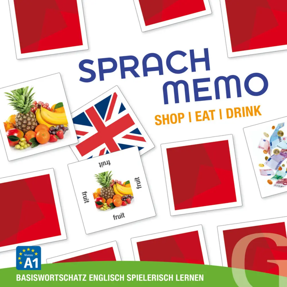Cover: 9783190195862 | SPRACHMEMO Shop / Eat / Drink | Grubbe Media | Spiel | 108 S. | 2017