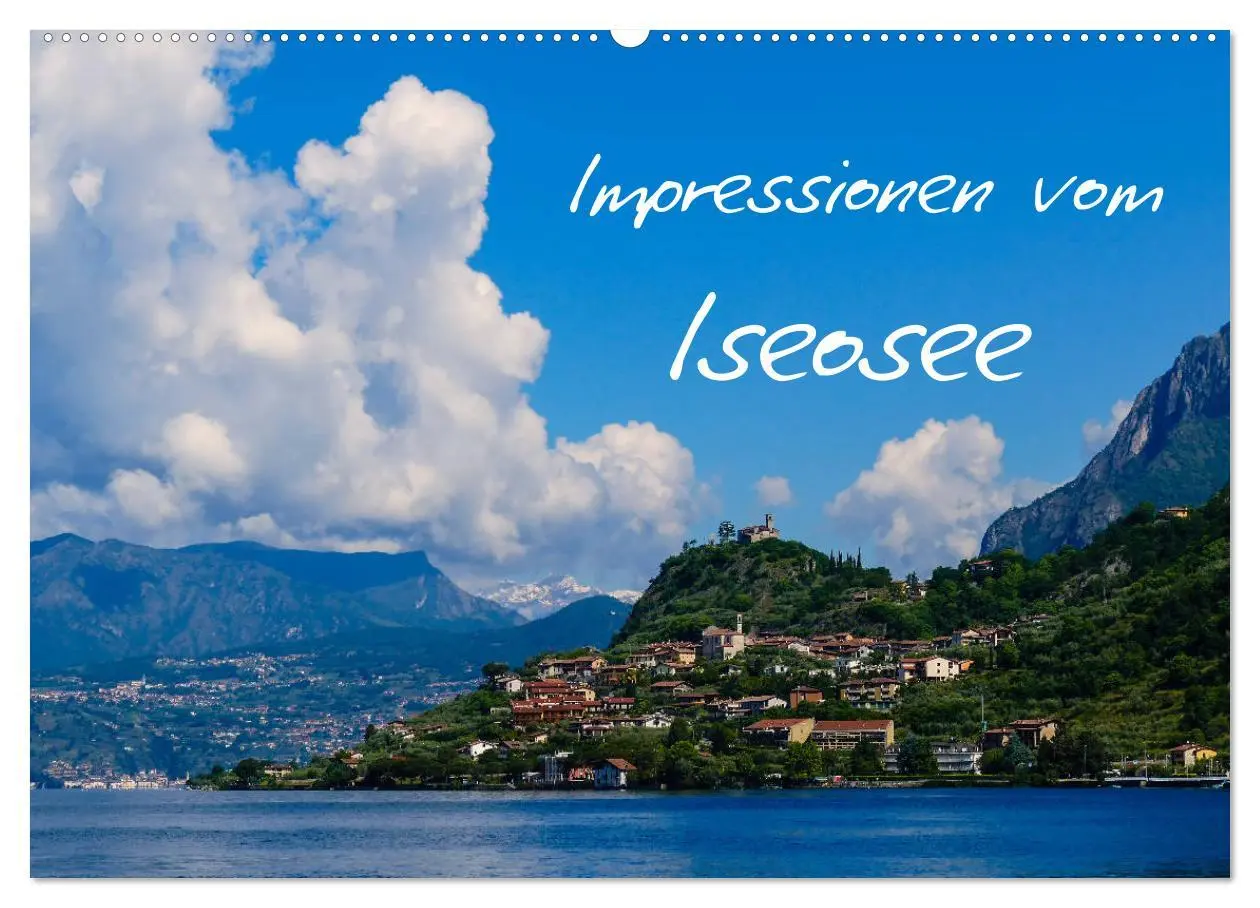 Cover: 9783457805862 | Impressionen vom Iseosee (Wandkalender 2026 DIN A2 quer), CALVENDO...