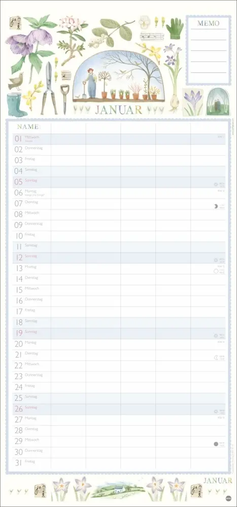 Bild: 9783756405862 | Judith Glover: Familienplaner 2025 | Judith Glover | Kalender | 2025