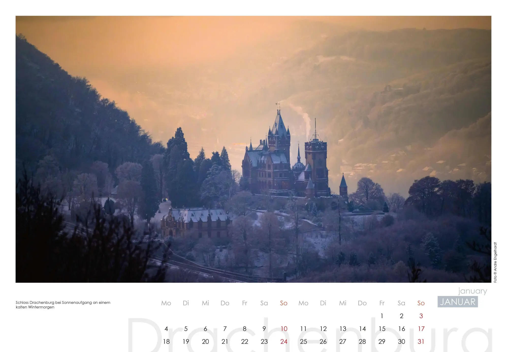 Bild: 9783960585862 | Kalender Siebengebirge 2027 | Kalender | 14 S. | Deutsch | 2027