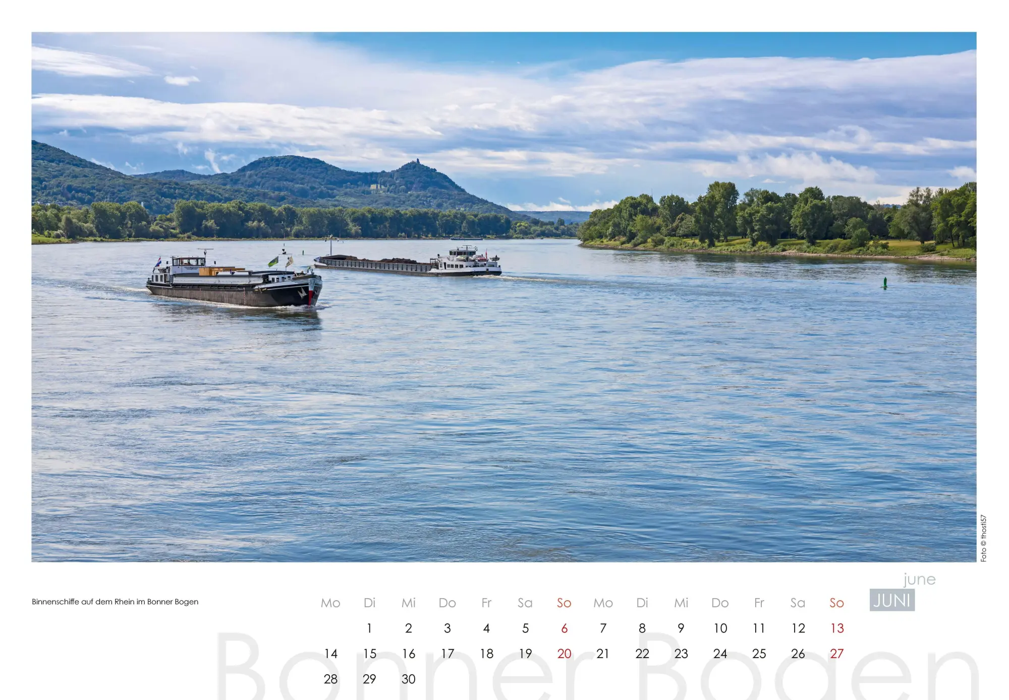 Bild: 9783960585862 | Kalender Siebengebirge 2027 | Kalender | 14 S. | Deutsch | 2027
