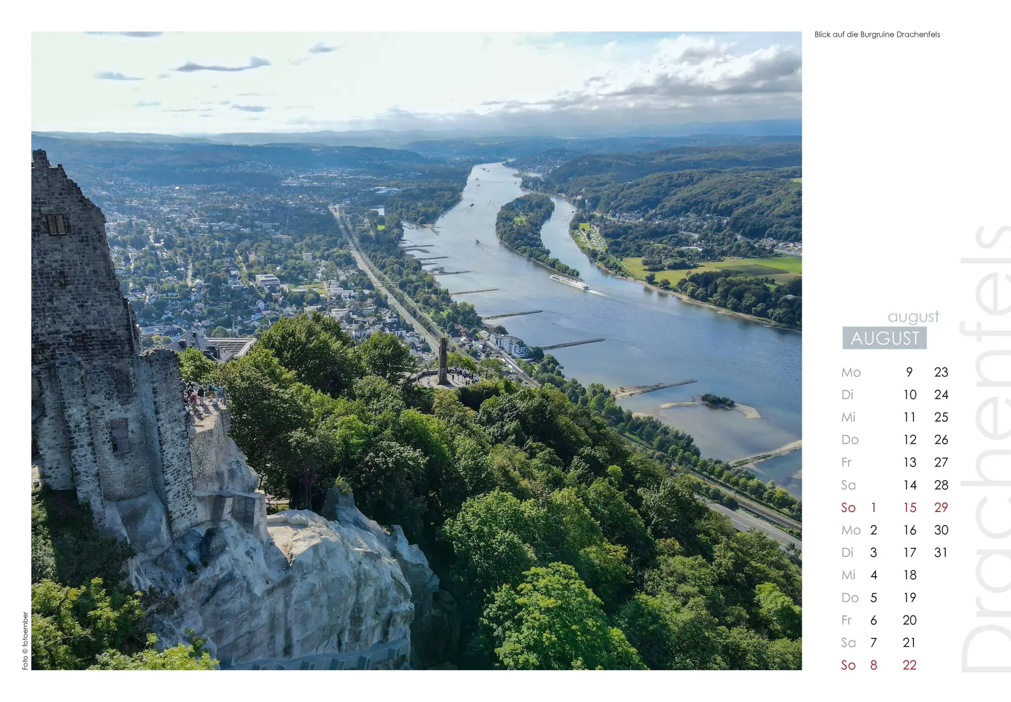 Bild: 9783960585862 | Kalender Siebengebirge 2027 | Kalender | 14 S. | Deutsch | 2027