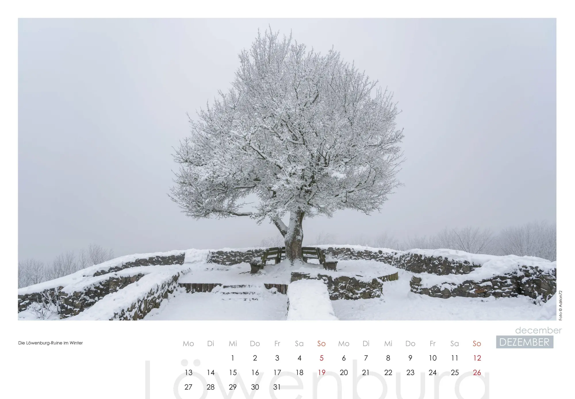 Bild: 9783960585862 | Kalender Siebengebirge 2027 | Kalender | 14 S. | Deutsch | 2027