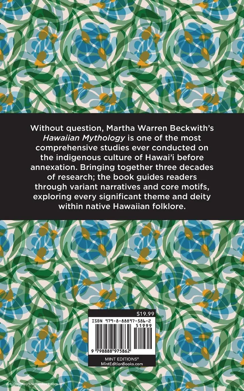 Rückseite: 9798888975862 | Hawaiian Mythology | Martha Warren Beckwith | Taschenbuch | Englisch