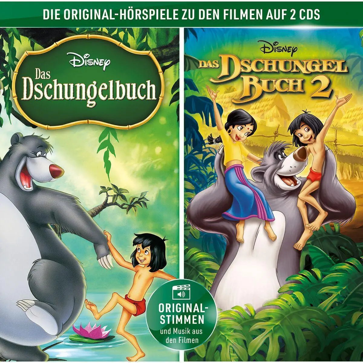 Cover: 50087555962 | Das Dschungelbuch | 2-CD Hörspielbox zu den Kinofilmen | Audio-CD