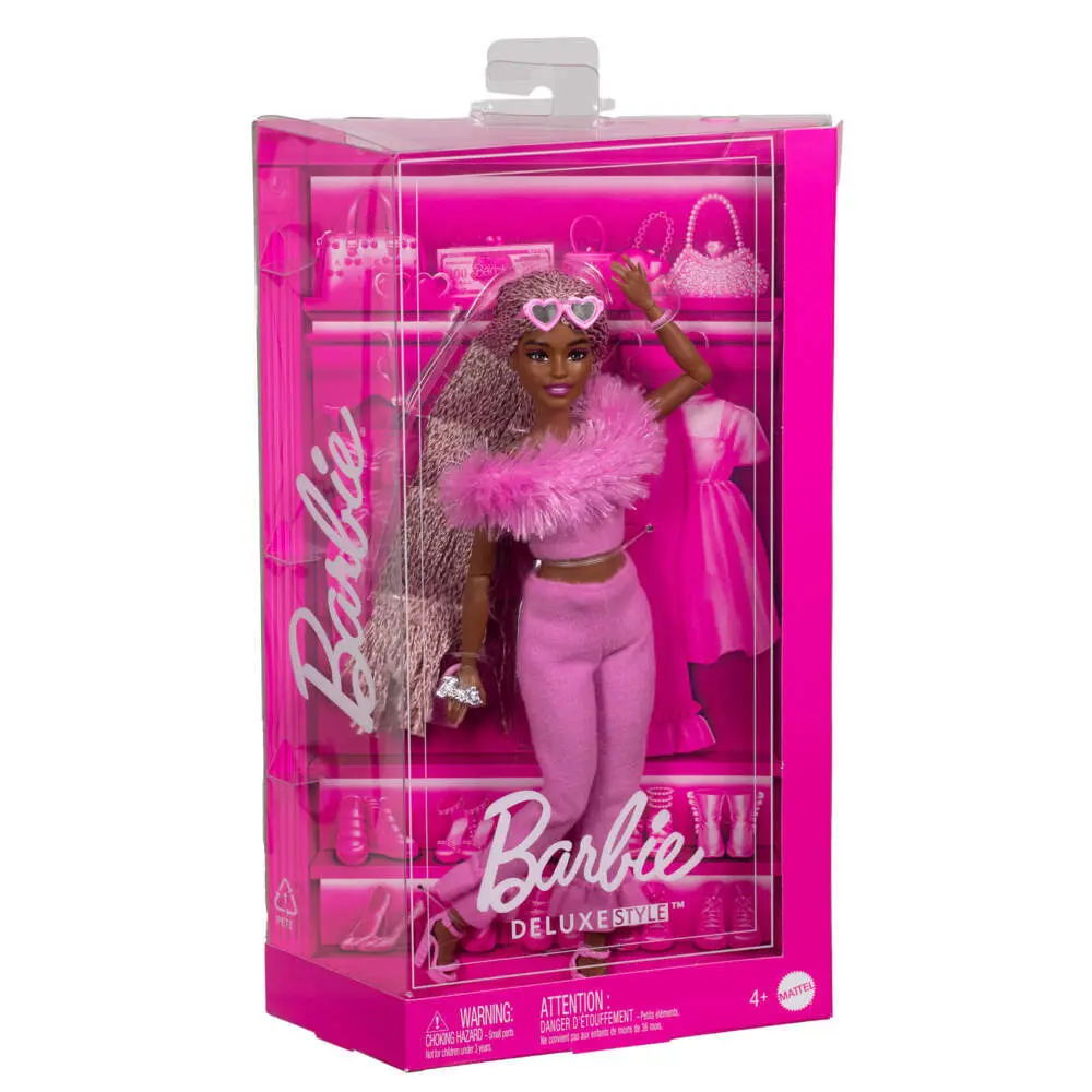 Cover: 194735255962 | Barbie Deluxe Style Puppe -geflochtene Zöpfe | Fensterkarton | HYV28