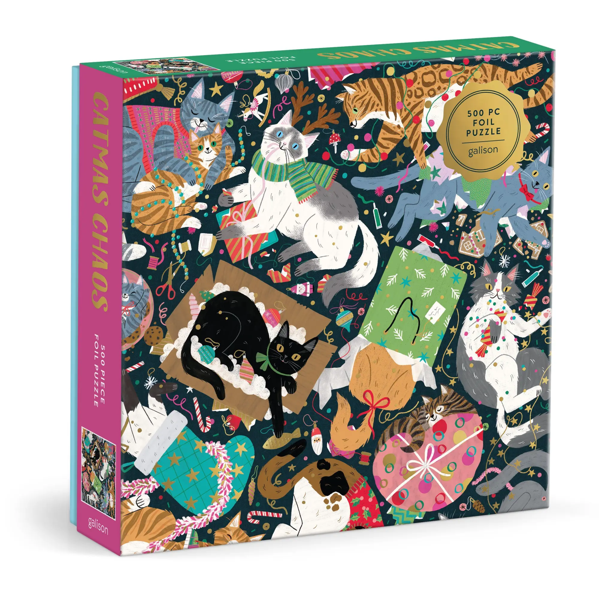 Cover: 9780735385962 | Catmas Chaos 500 Piece Foil Puzzle | Spiel | Englisch | 2025