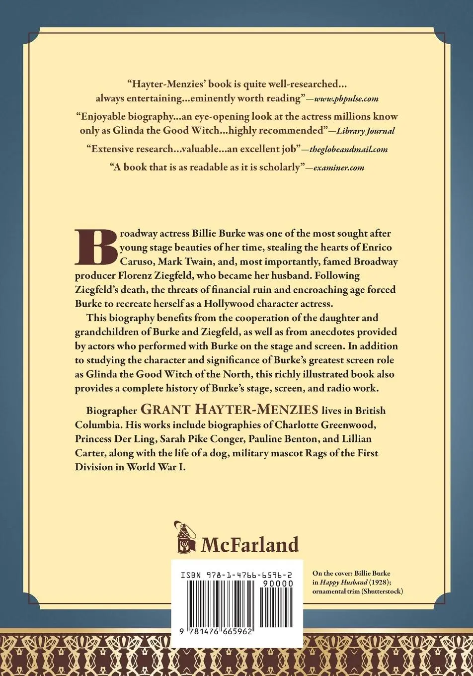 Rückseite: 9781476665962 | Mrs. Ziegfeld | The Public and Private Lives of Billie Burke | Buch