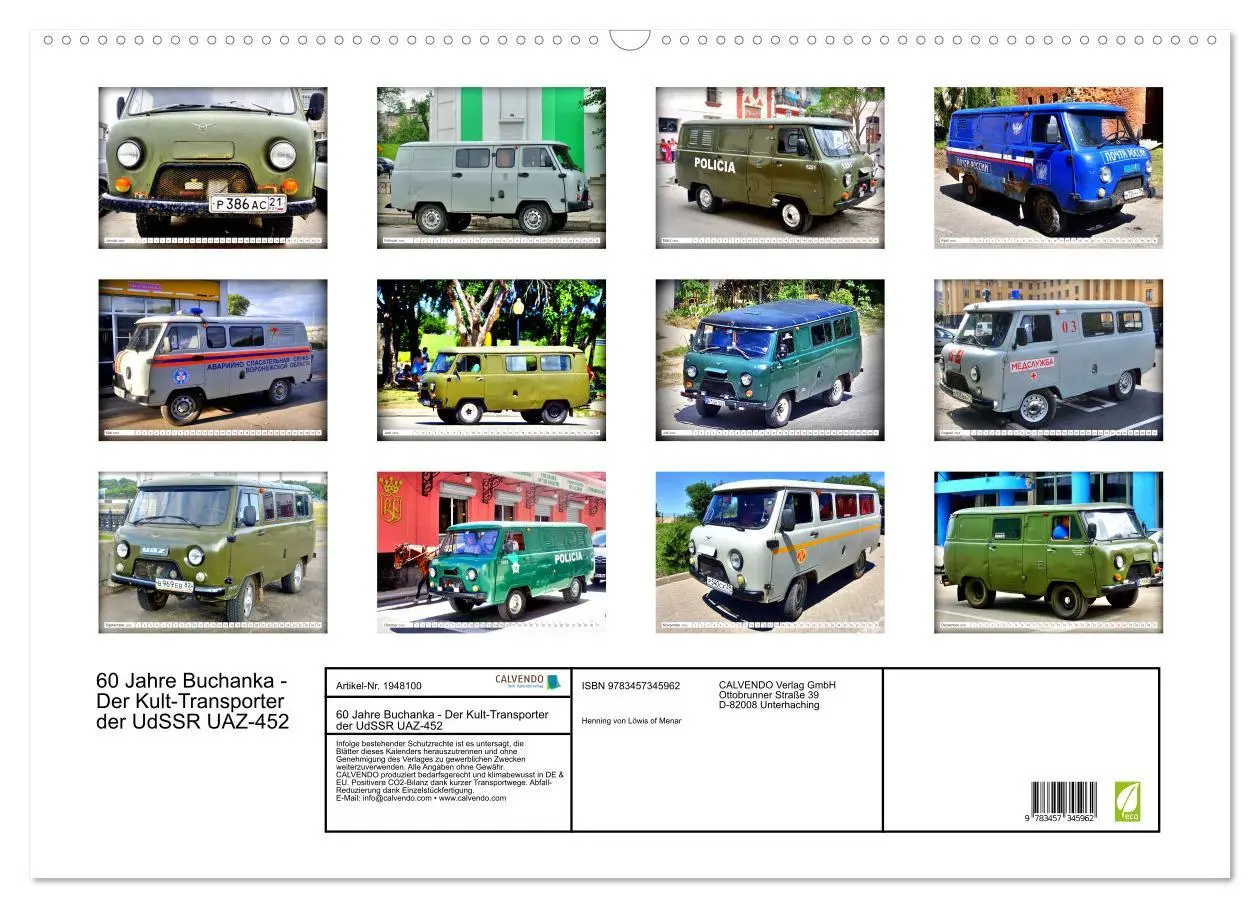 Bild: 9783457345962 | 60 Jahre Buchanka - Der Kult-Transporter der UdSSR UAZ-452...