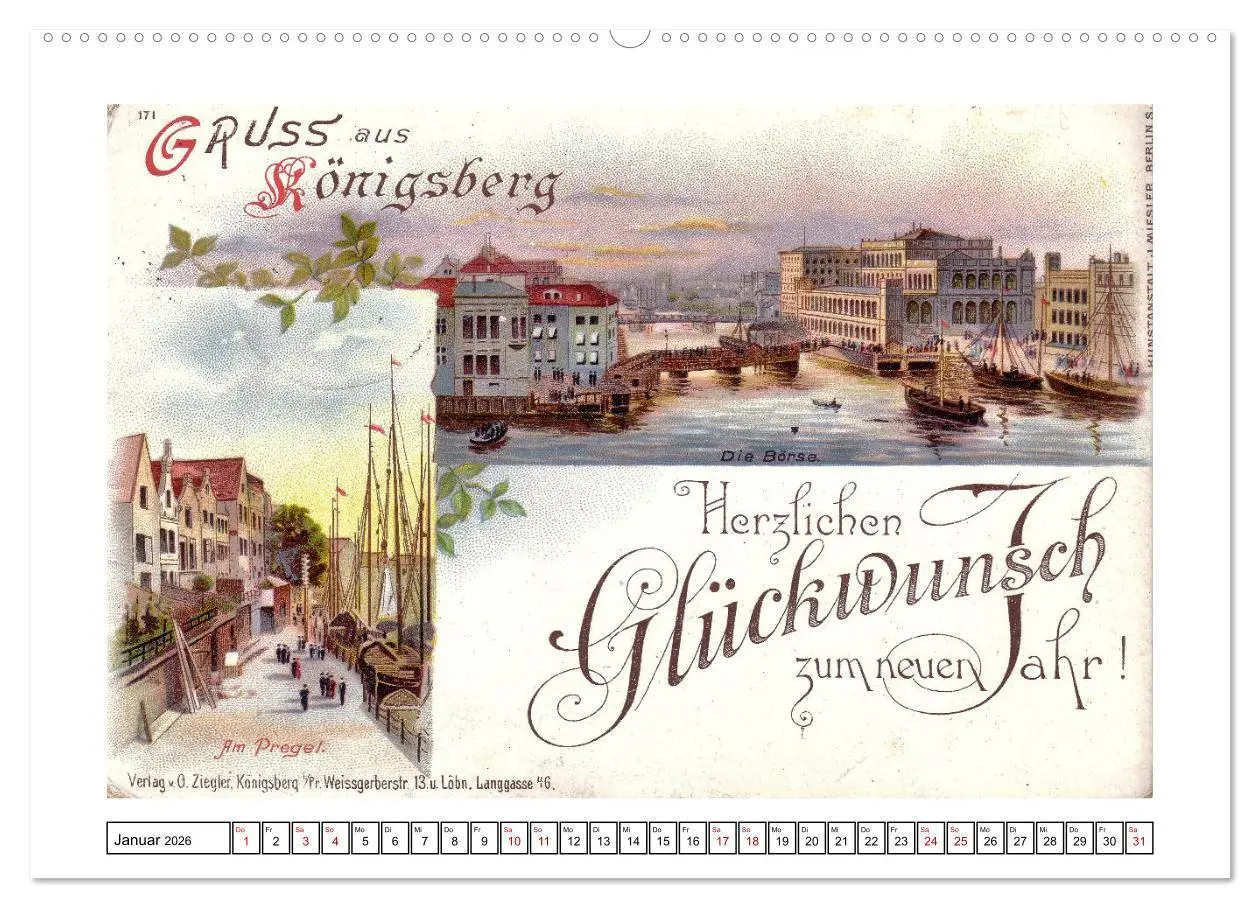 Bild: 9783457725962 | Gruss aus Königsberg (hochwertiger Premium Wandkalender 2026 DIN A2...