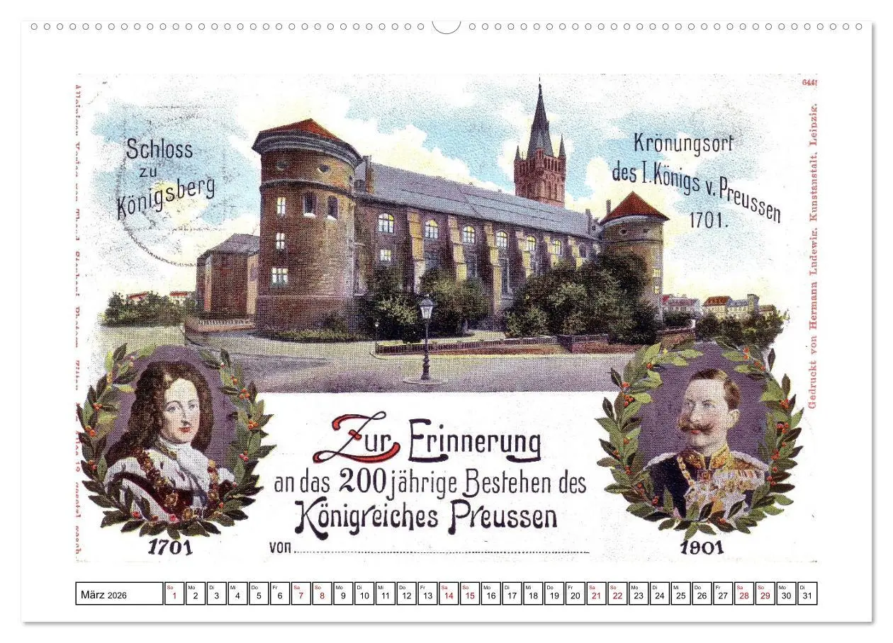 Bild: 9783457725962 | Gruss aus Königsberg (hochwertiger Premium Wandkalender 2026 DIN A2...