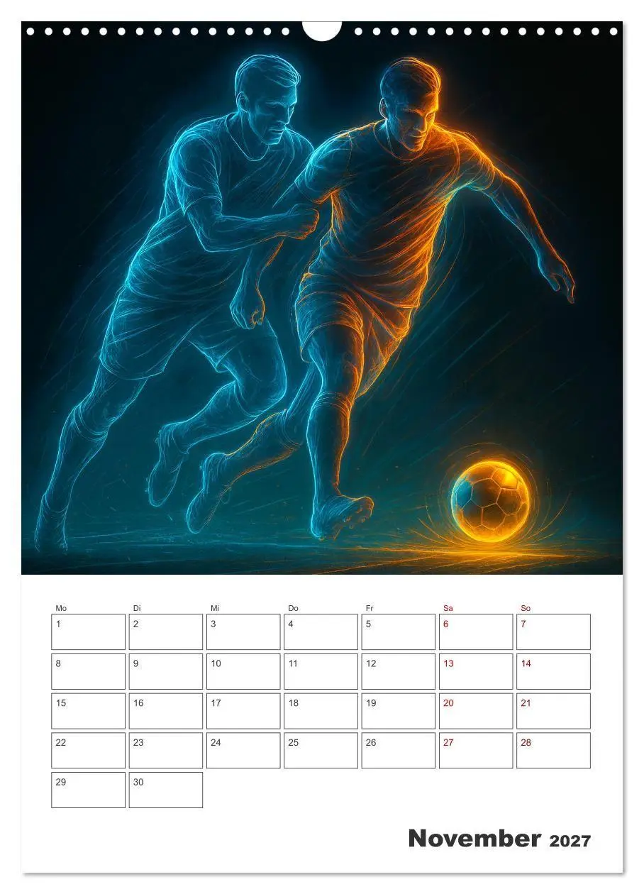Bild: 9783516815962 | Vision Fußball Licht - Kraft - Spiel (Wandkalender 2027 DIN A3...