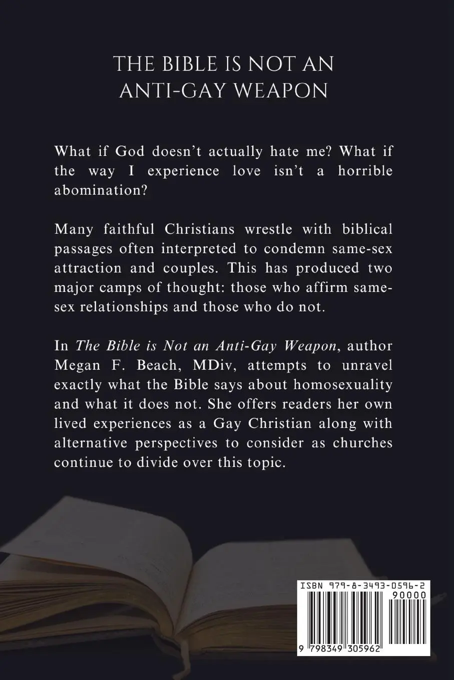 Rückseite: 9798349305962 | The Bible is Not an Anti-Gay Weapon | Megan F. Beach | Taschenbuch