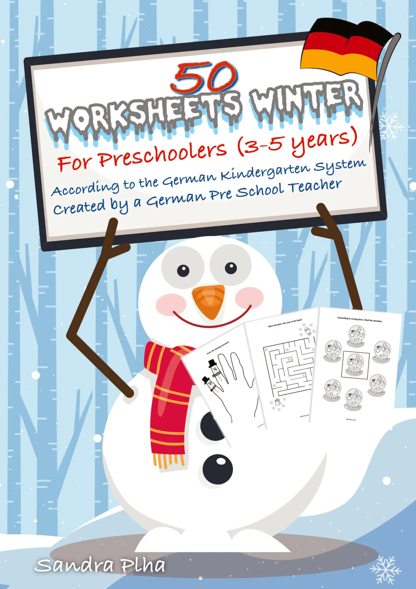 Cover: 9783384286062 | Workbook Winter with 50 Worksheets | Sandra Plha | Taschenbuch | 2024