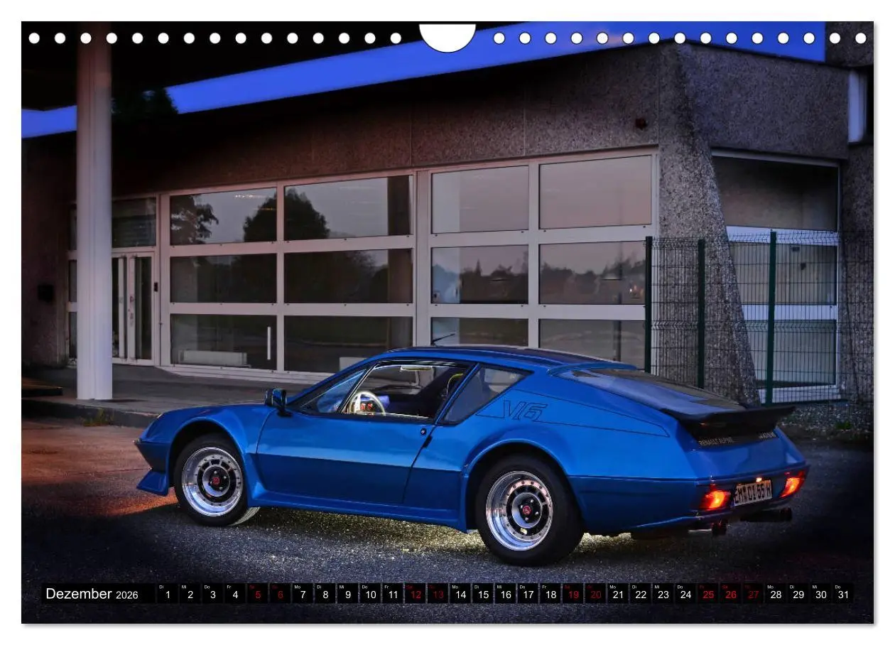 Bild: 9783457856062 | Renault Alpine A310 V6 (Wandkalender 2026 DIN A4 quer), CALVENDO...