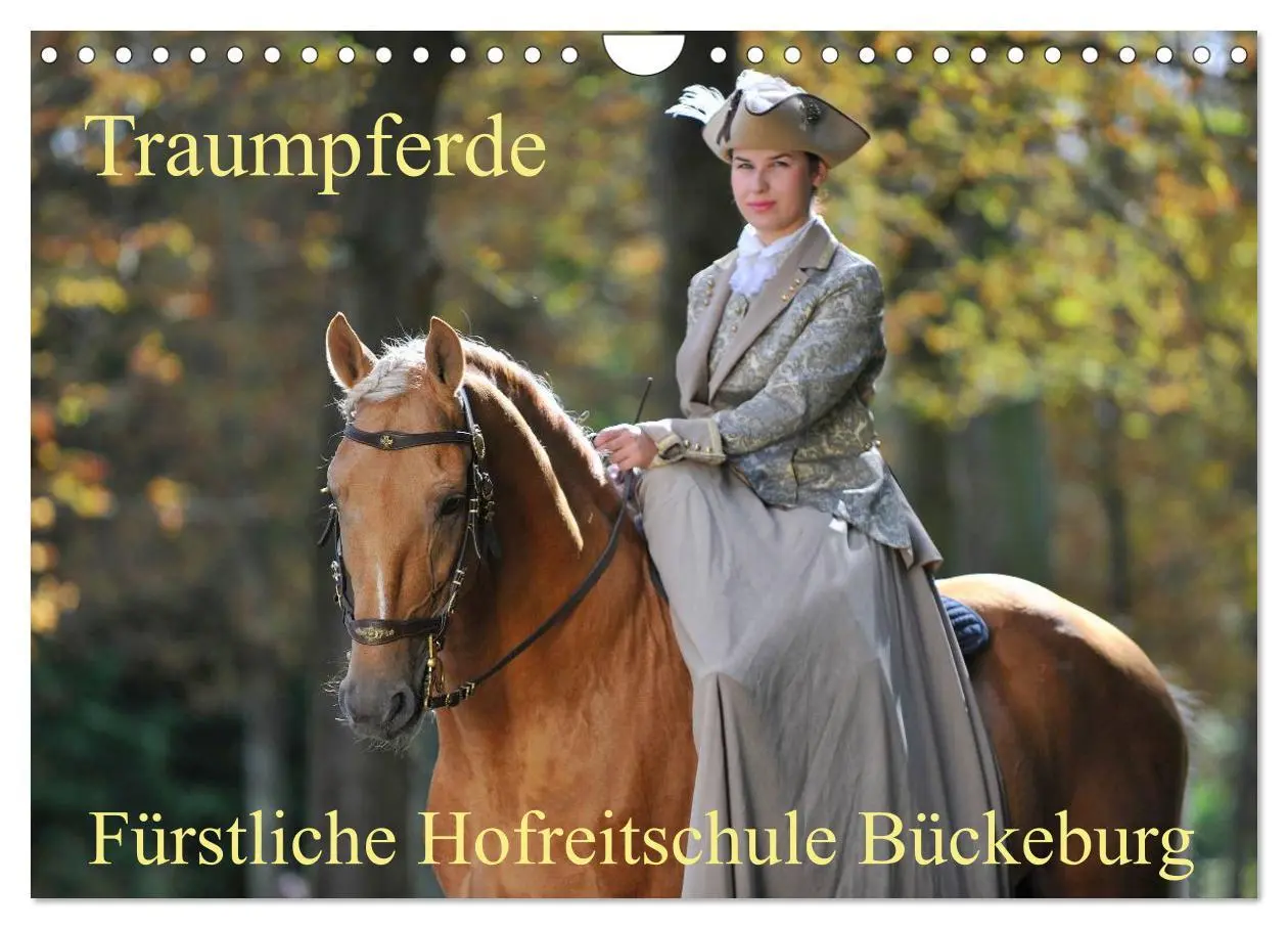 Cover: 9783516016062 | Traumpferde - Fürstliche Hofreitschule Bückeburg (Wandkalender 2026...