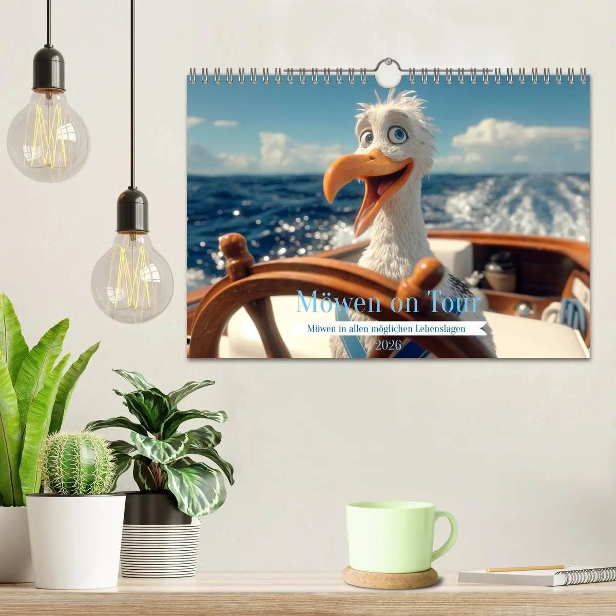 Bild: 9783516706062 | Möwen on Tour (Wandkalender 2026 DIN A4 quer), CALVENDO Monatskalender