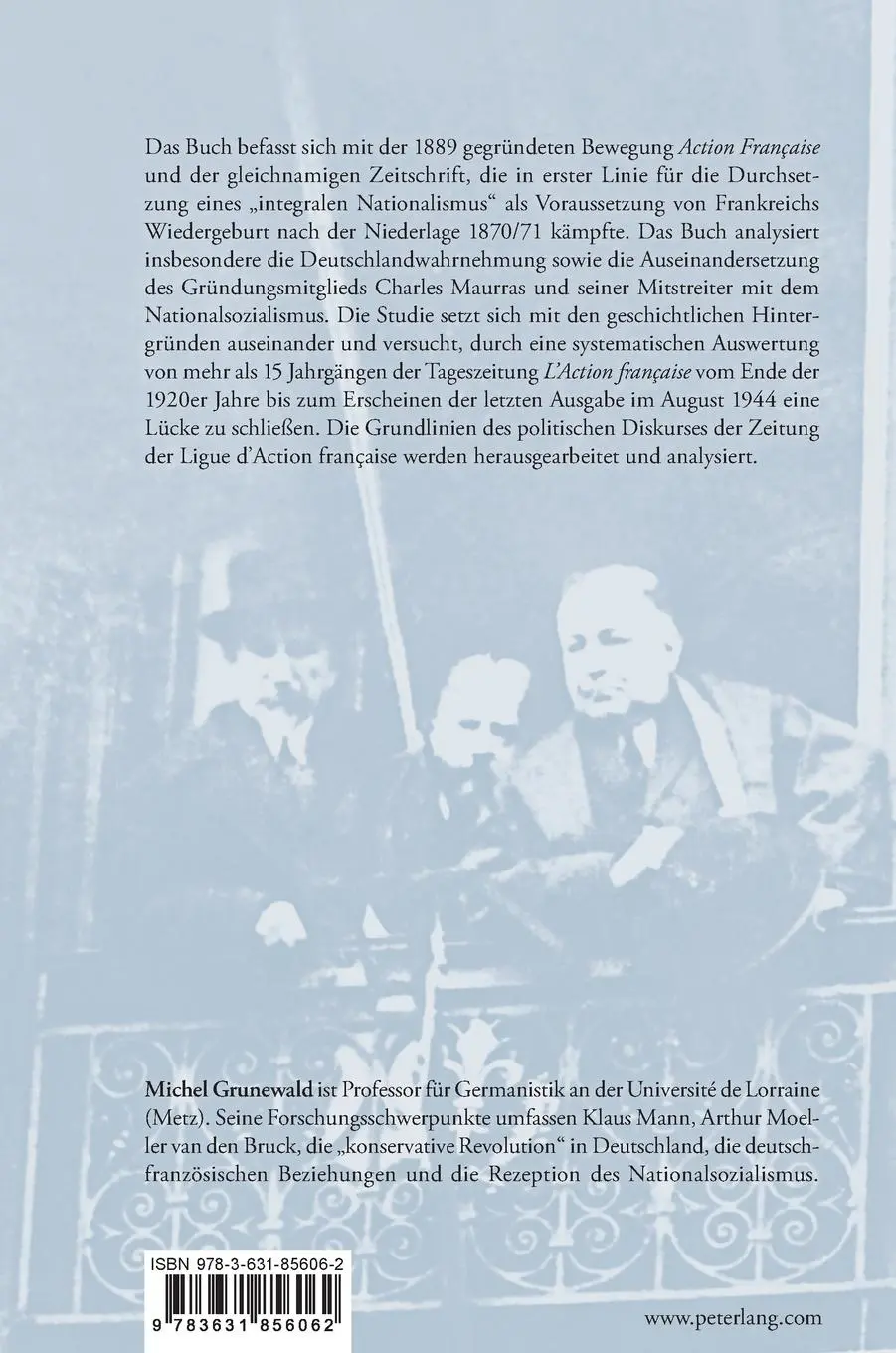 Rückseite: 9783631856062 | Das «Dritte Reich» im Visier | Michel Grunewald | Buch | Deutsch