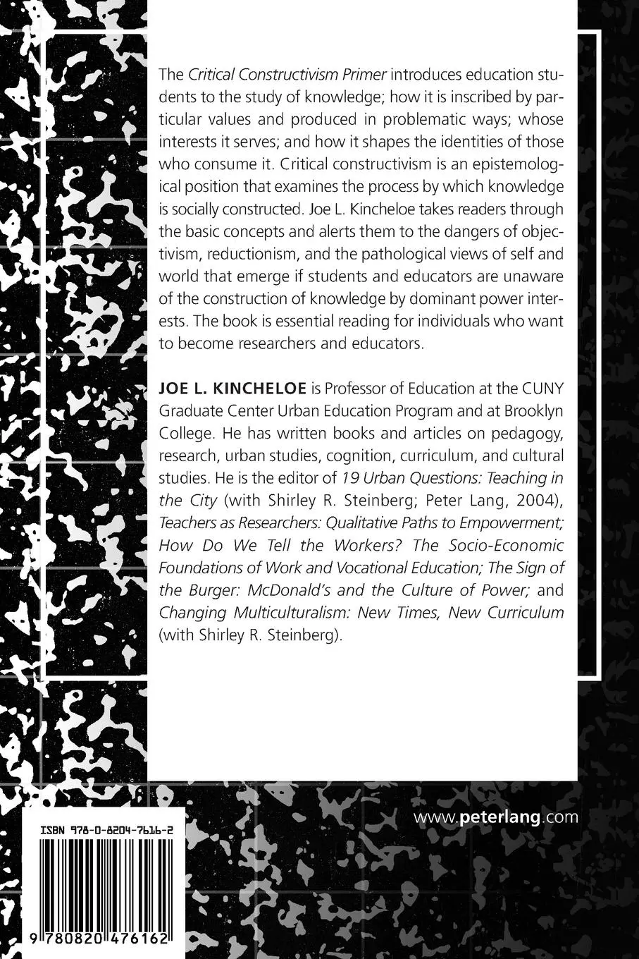 Rückseite: 9780820476162 | Critical Constructivism Primer | Joe L. Kincheloe | Taschenbuch | 2005