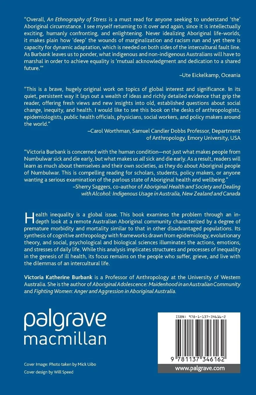 Rückseite: 9781137346162 | An Ethnography of Stress | V. Burbank | Taschenbuch | xiv | Englisch