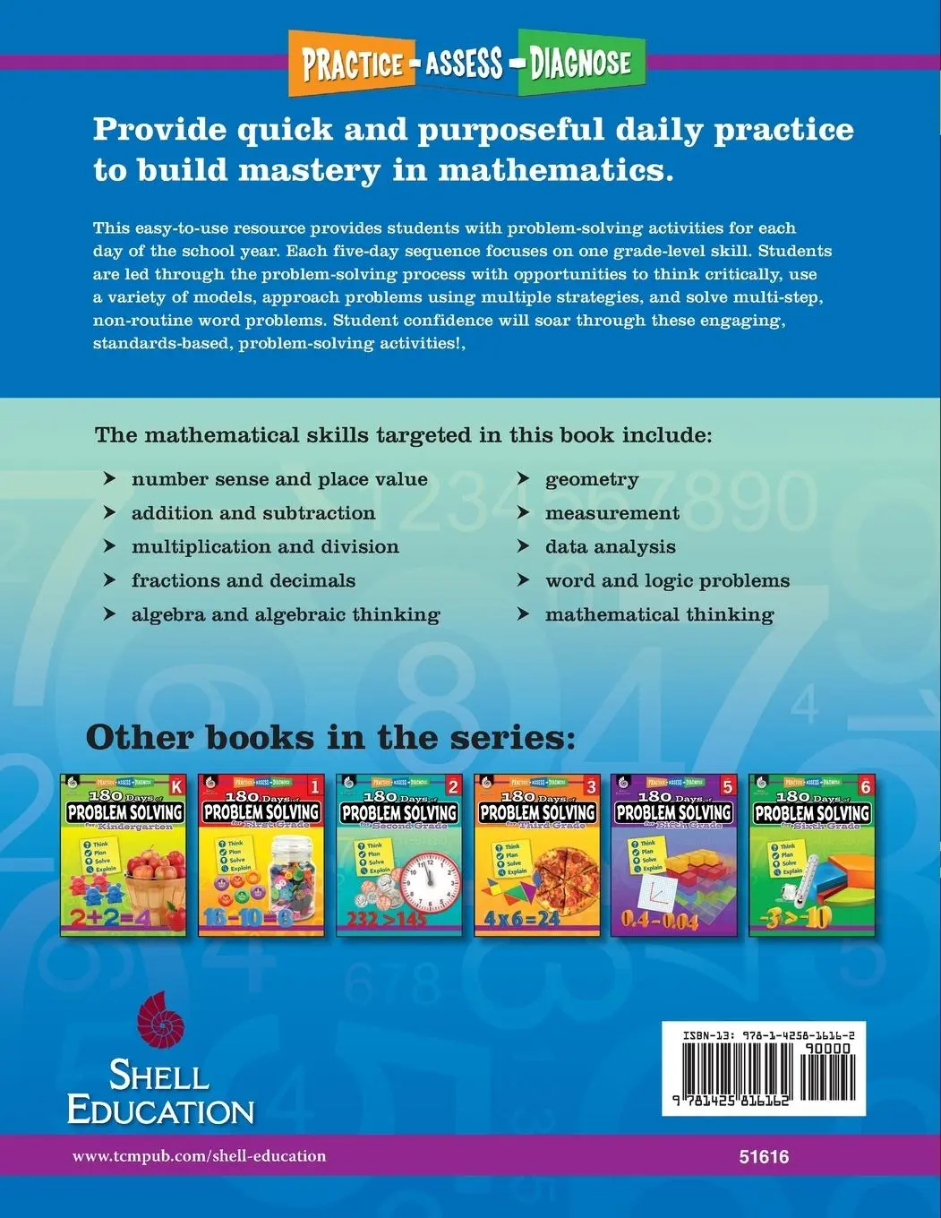Rückseite: 9781425816162 | 180 Days of Problem Solving for Fourth Grade | Chuck Aracich | Buch