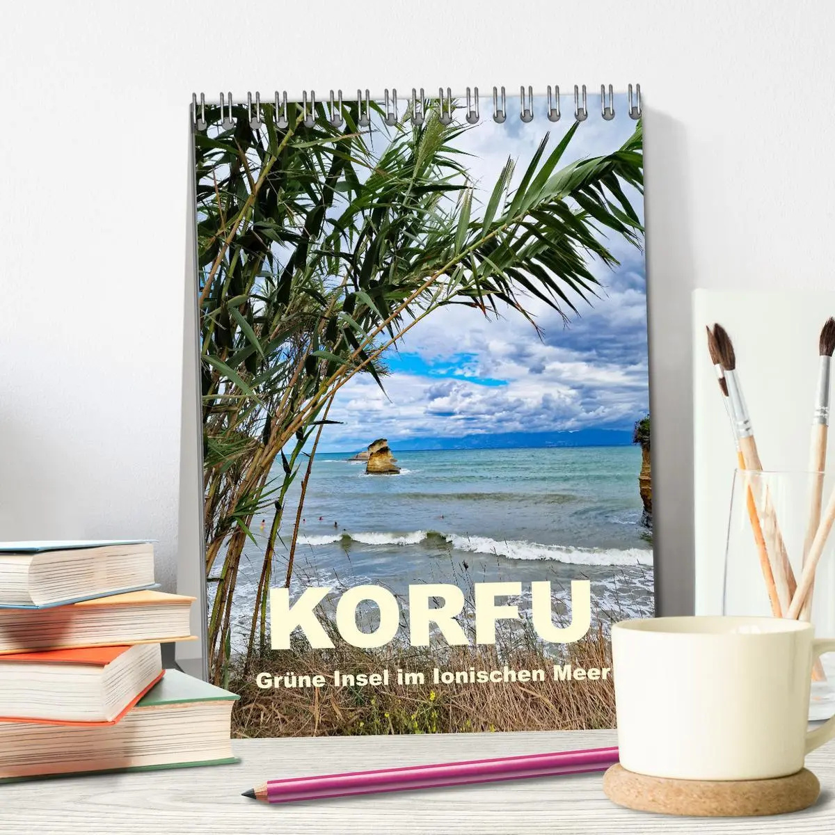 Bild: 9783516246162 | Korfu Grüne Insel im Ionischen Meer (Tischkalender 2026 DIN A5...