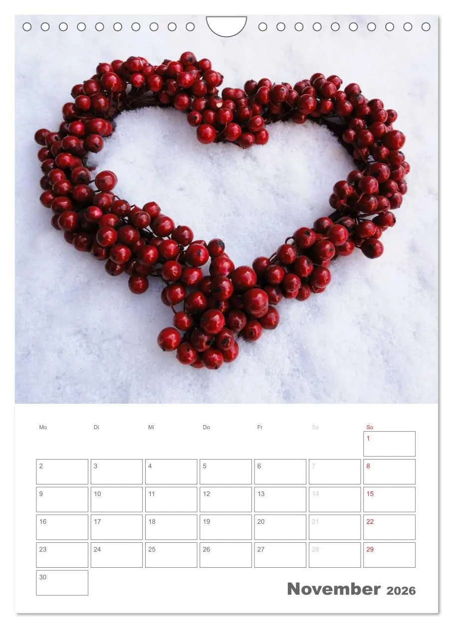 Bild: 9783516486162 | Herzen (Wandkalender 2026 DIN A4 hoch), CALVENDO Monatskalender | Otto