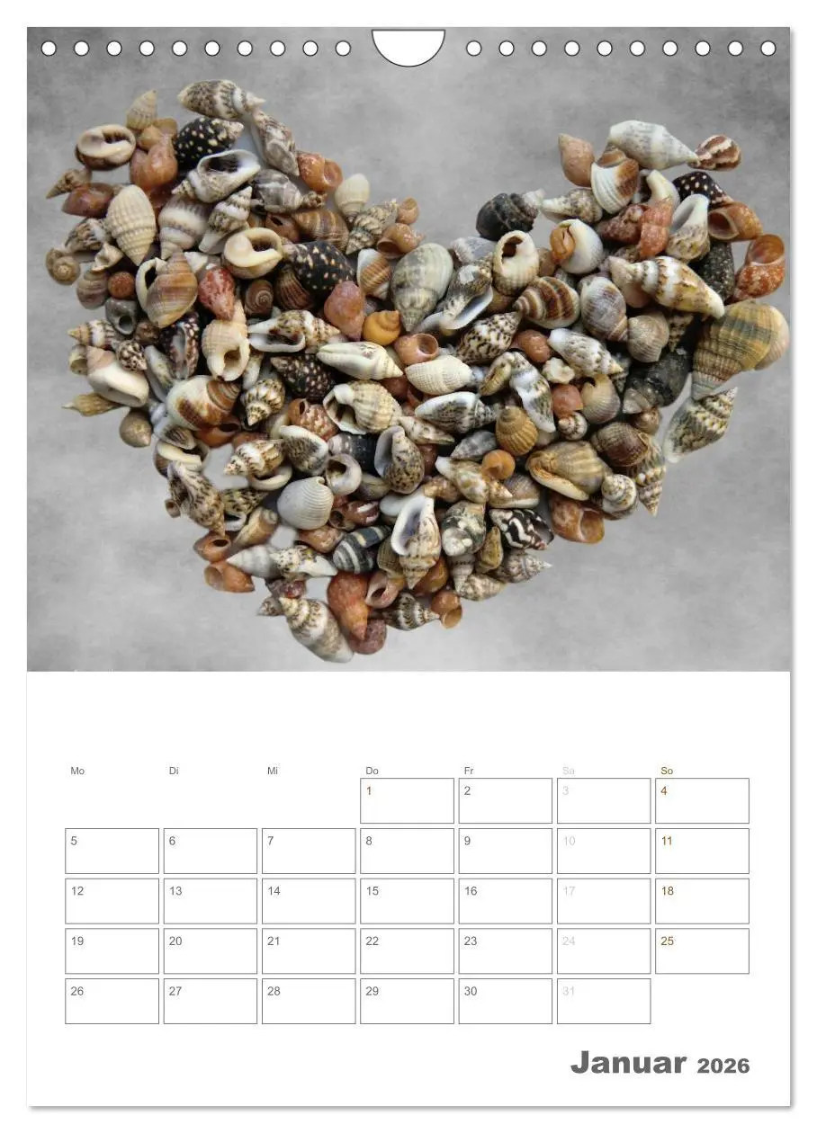Bild: 9783516486162 | Herzen (Wandkalender 2026 DIN A4 hoch), CALVENDO Monatskalender | Otto