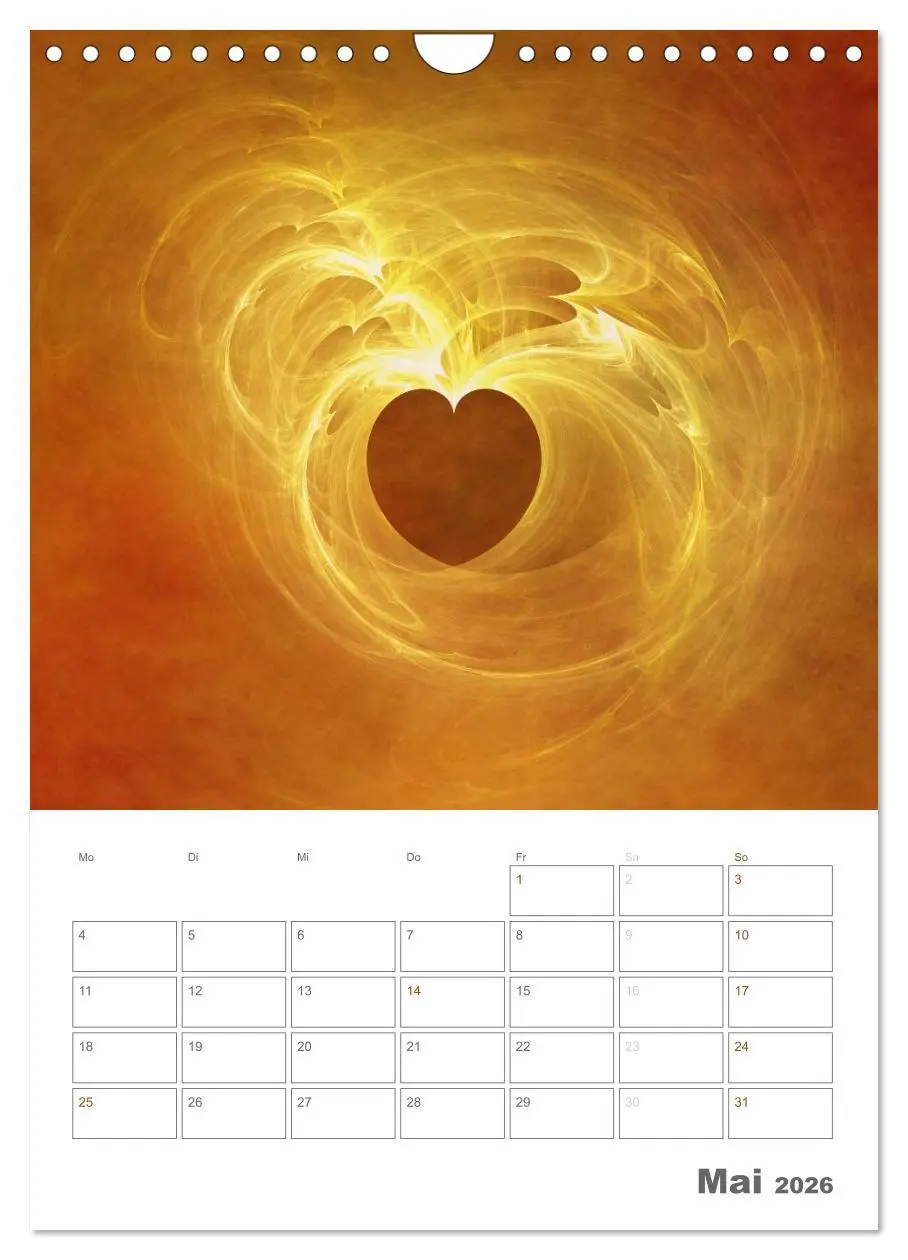 Bild: 9783516486162 | Herzen (Wandkalender 2026 DIN A4 hoch), CALVENDO Monatskalender | Otto