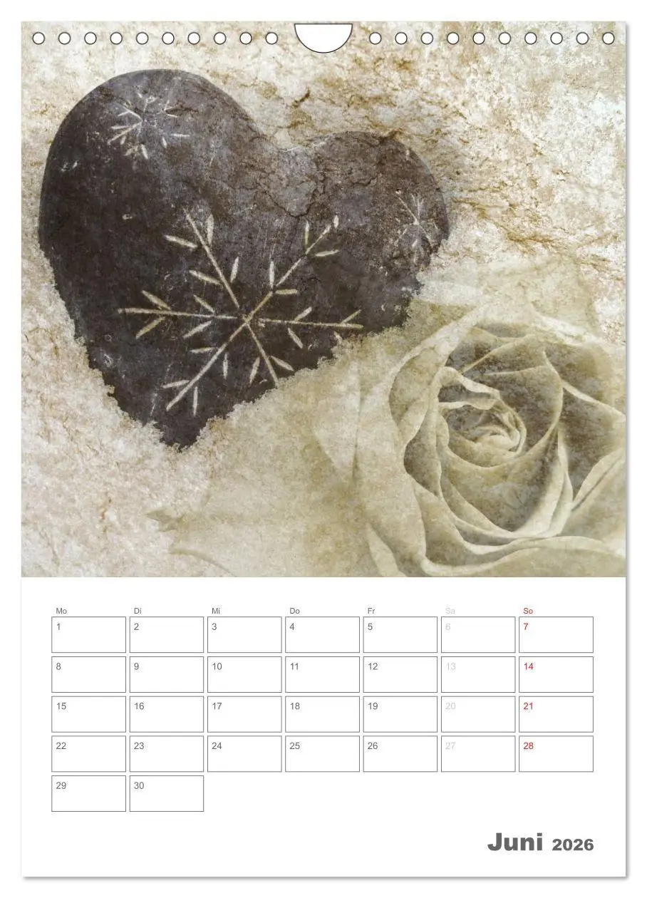 Bild: 9783516486162 | Herzen (Wandkalender 2026 DIN A4 hoch), CALVENDO Monatskalender | Otto