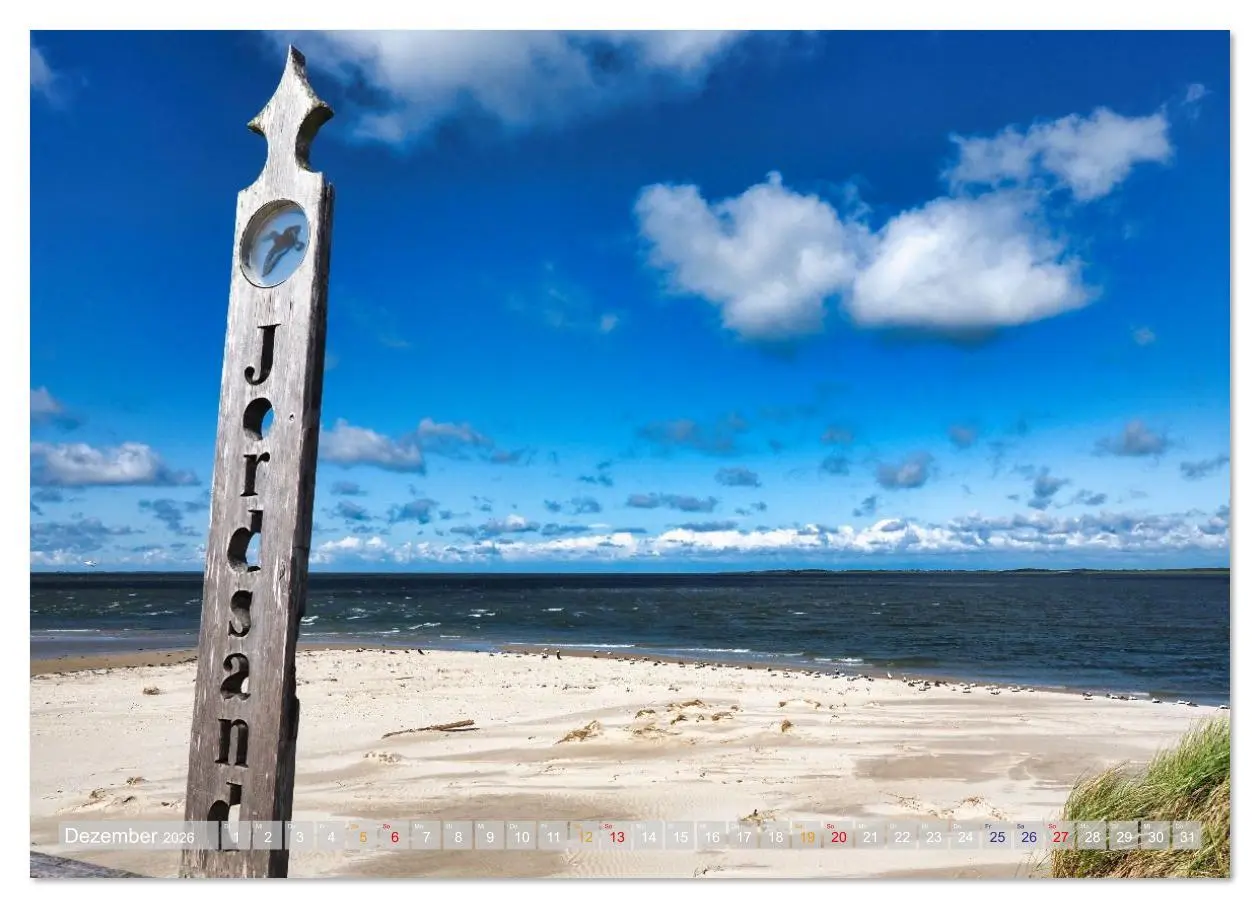 Bild: 9783516626162 | Amrum Glücksort (Wandkalender 2026 DIN A2 quer), CALVENDO...