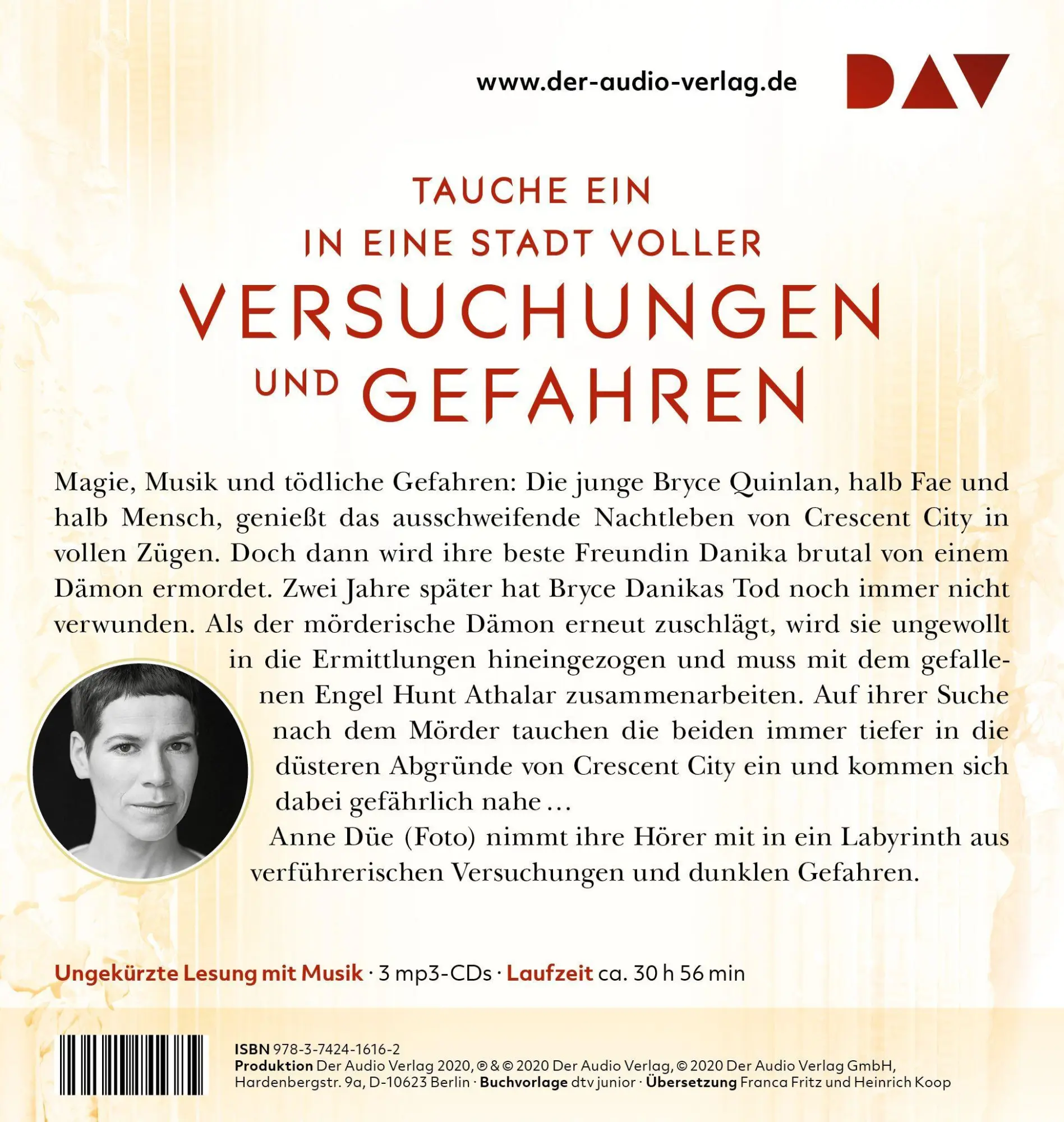 Rückseite: 9783742416162 | Crescent City - Teil 1: Wenn das Dunkel erwacht | Sarah J. Maas | MP3
