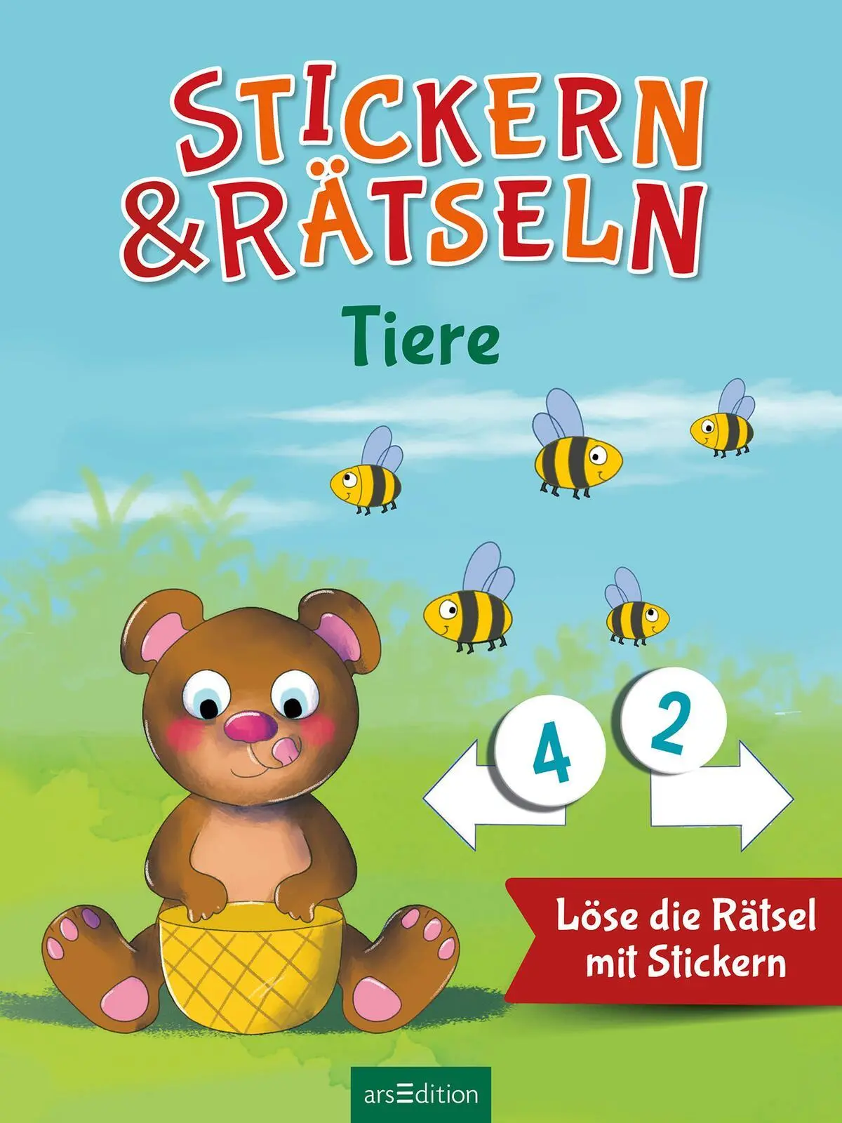 Bild: 9783845856162 | Stickern &amp; Rätseln - Tiere | Löse die Rätsel mit Stickern | Sauter