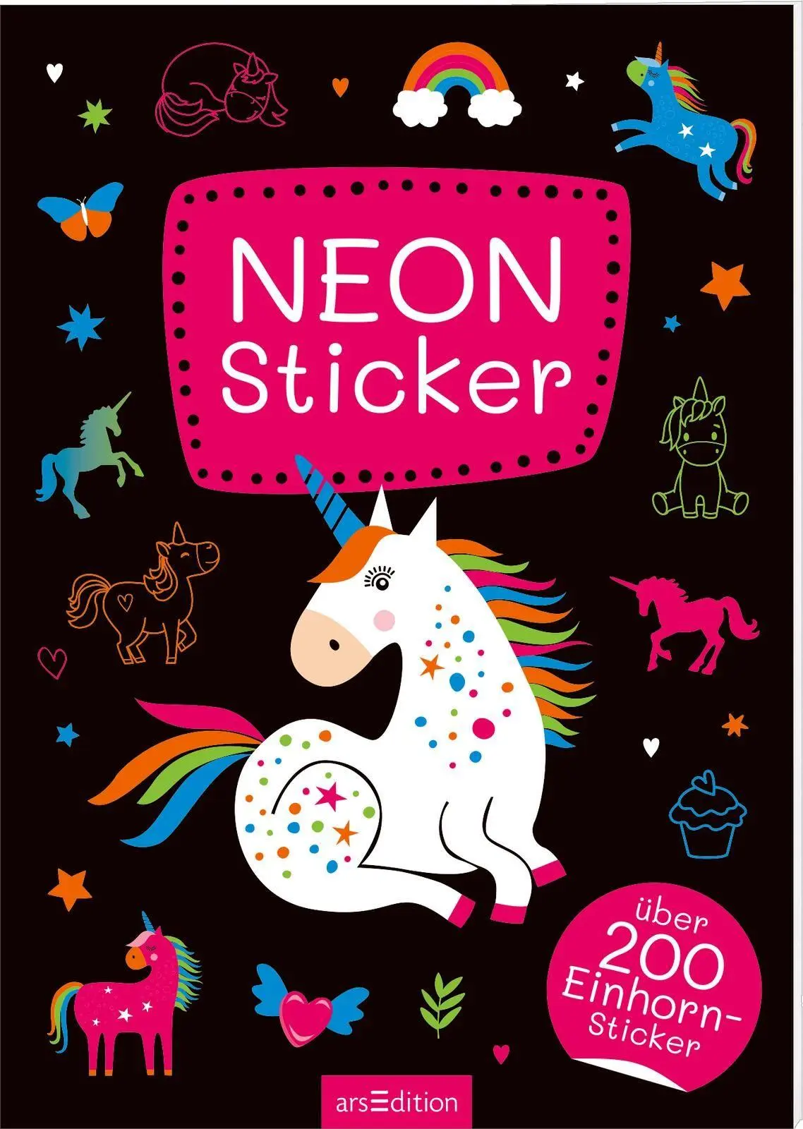 Cover: 4014489136262 | Neon-Sticker | Über 200 Einhorn-Sticker | Broschüre | 16 S. | Deutsch
