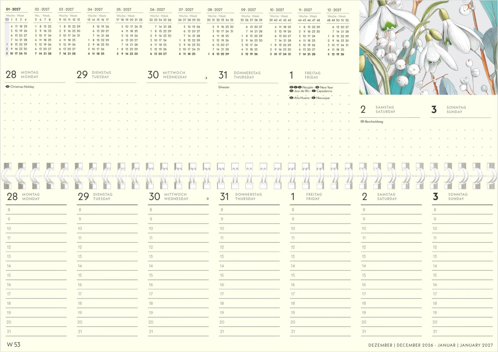 Bild: 4069095016262 | Floral 2027 | Neumann Verlage | Kalender | 112 S. | Deutsch | 2027