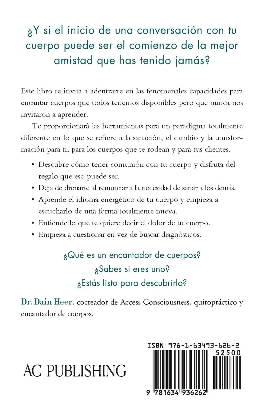 Rückseite: 9781634936262 | Encantador de cuerpos (Spanish) | Dain Heer | Taschenbuch | Spanisch