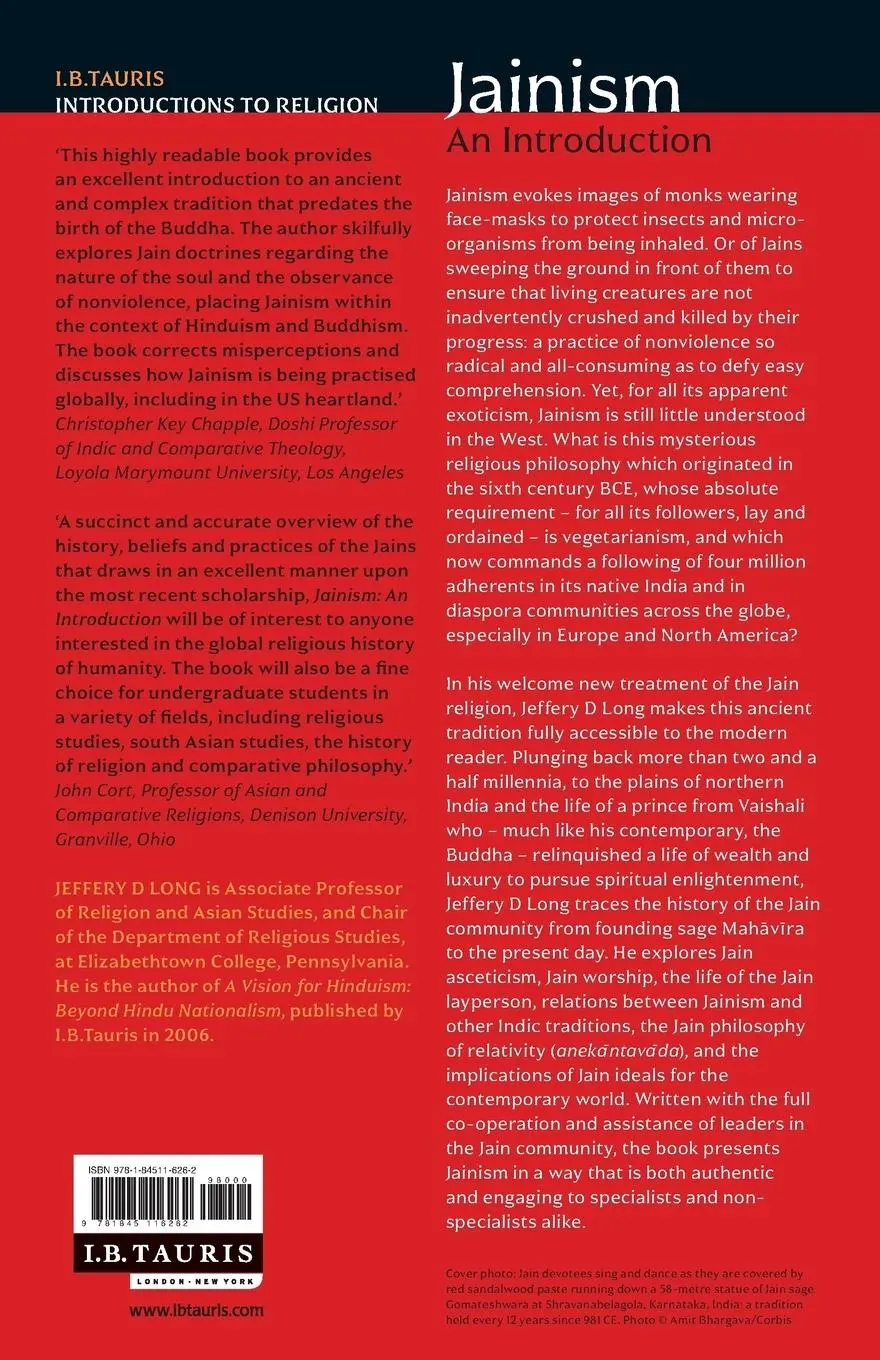 Rückseite: 9781845116262 | Jainism | An Introduction | Jeffery D. Long | Taschenbuch | Englisch
