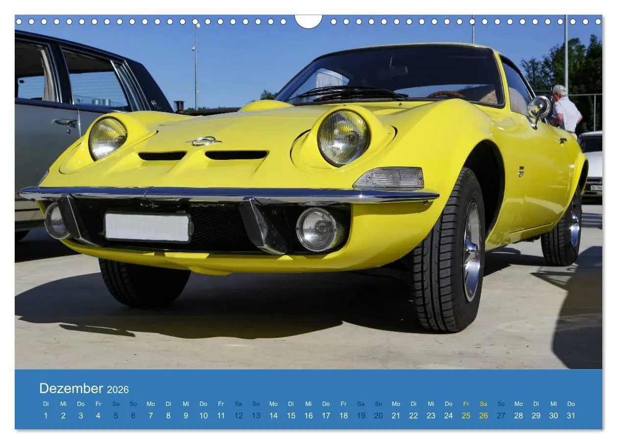 Bild: 9783457696262 | Opel Classics (Wandkalender 2026 DIN A3 quer), CALVENDO Monatskalender