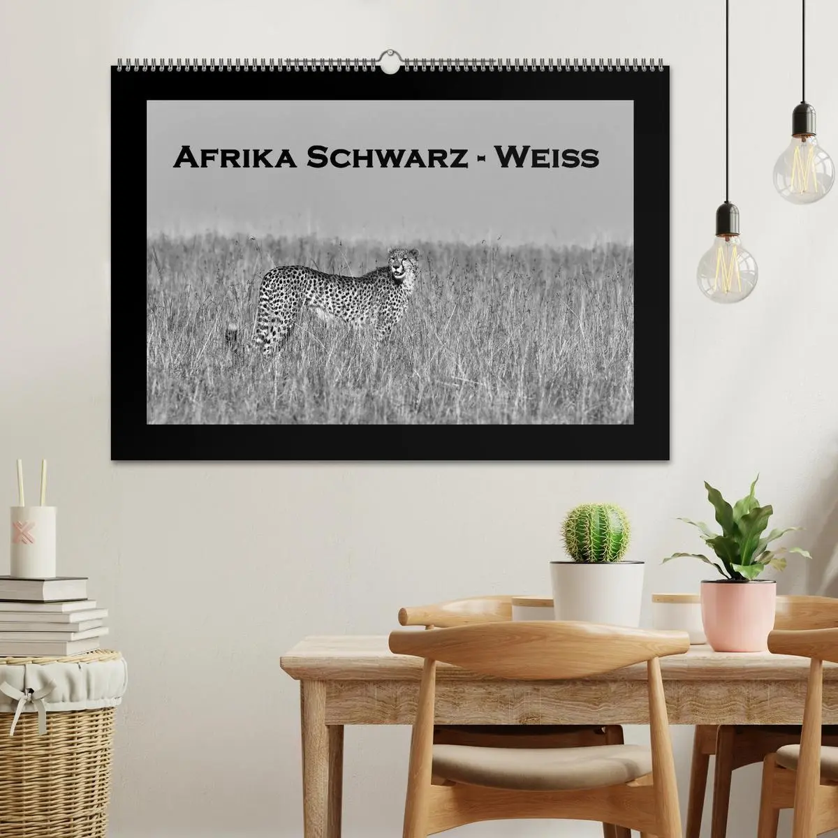 Bild: 9783516166262 | Afrika Schwarz - Weiss (Wandkalender 2026 DIN A2 quer), CALVENDO...