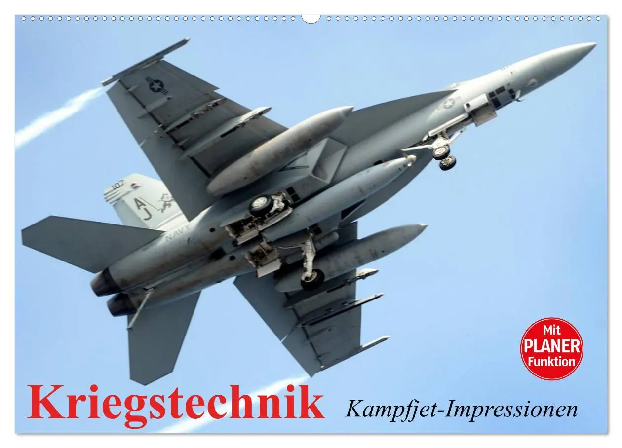 Cover: 9783457996362 | Kriegstechnik. Kampfjet-Impressionen (Wandkalender 2026 DIN A2...