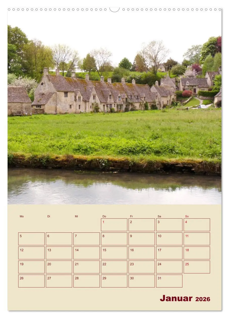 Bild: 9783516396362 | Die Cotswolds Englands grünes Herz (Wandkalender 2026 DIN A2 hoch),...