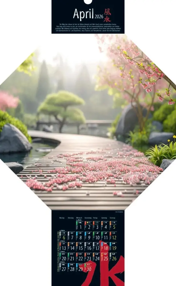 Bild: 9783948276362 | Feng-Shui-Kalender 2026 | Kalender | Spiralbindung | Deutsch | 2026